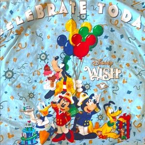 Disney Cruise line Disney wish huge oversize birthday beach towel